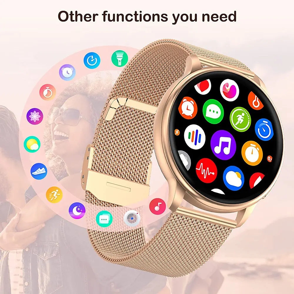 MEVADEN Smartwatch with Bluetooth Calls and Health Tracking
