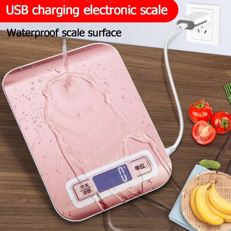 Digital kitchen scale 5kg/10kg with LCD display