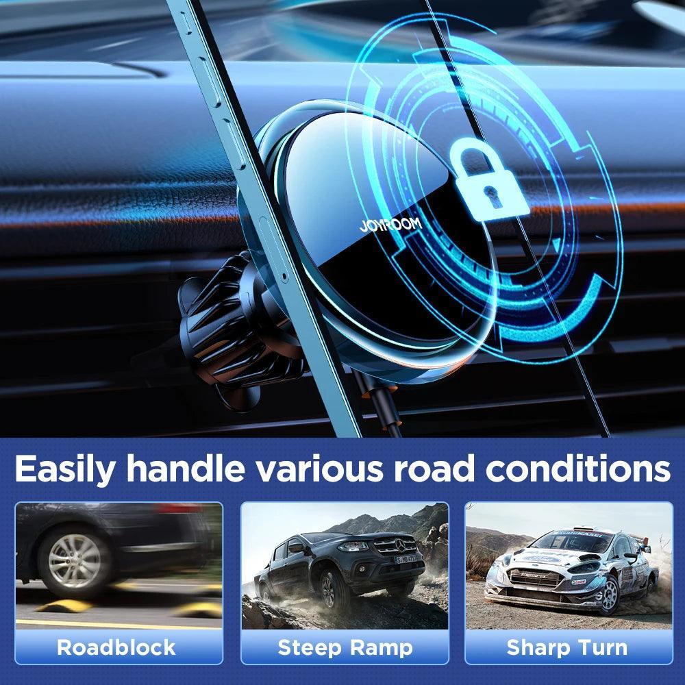 Magnetic Car Phone Holder with Wireless Charger